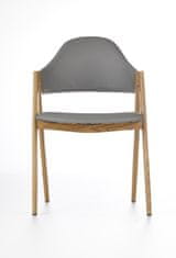 Halmar Jídelní židle K247, šedá