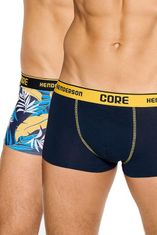 Henderson 2 pack boxerky Neon Core modro-žluté modrá XXL