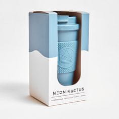 Neon Kactus , Ekologický termohrnek 450 ml | modrý
