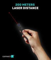 Connect IT laserové ukazovátko (AAA baterie), CLP-2050-BK, černé