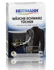 Heitmann Heitmann, černé restaurátorské utěrky, 10 kusů