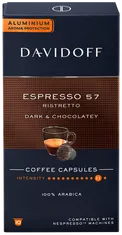 Davidoff Espresso 57 Ristretto pro kávovary Nespresso, 10 ks