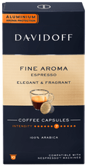 Davidoff Fine Aroma Espresso pro kávovary Nespresso, 10 ks