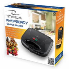 Titanum Vaflovač Raspberry 750W černy