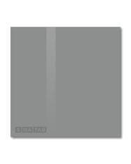 SMATAB® skleněná magnetická tabule šedá paynova 40 × 60 cm