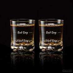 Froster Dárkový Set Elegantní sklenice na whisky 2 ks Who cares? čirá