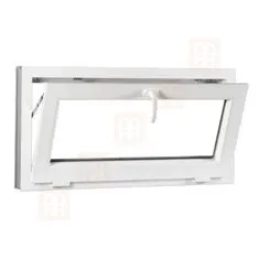 TROCAL Plastové okno | 100x50 cm (1000x500 mm) | bílé | sklopné