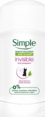 Simple Simple, Invisible, Antiperspirant tyčinka, 40ml