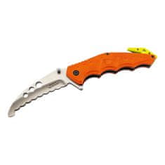 Herbertz Solingen 535113 jednoruční záchranářský nůž 8,7cm, G10, oranžová