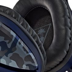 Turtle Beach Herní sluchátka RECON 70, camuflage modrá, 3.5mm, PS5, Xbox One/series X/S, Nintendo