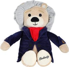 Norberg & Linden Beethoven Virtuoso Bear prémiový plyšový medvídek hrající skladby Ludwig Van Beethovena