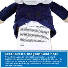 Norberg & Linden Beethoven Virtuoso Bear prémiový plyšový medvídek hrající skladby Ludwig Van Beethovena