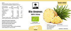 BIO Ananas - 100% šťáva, 330ml (CZ-BIO-003)
