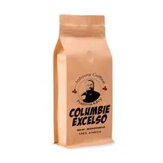 JOHNNY COFFEE ZRNKOVÁ KÁVA COLUMBIE, bezkofeinová, 100% ARABICA, středně pražená. 250g
