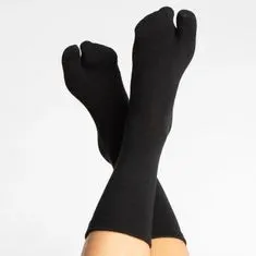 Hallufix ponožky s odděleným palcem, černá, velikost: 36-40