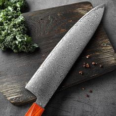 Xituo  Šéfkuchařský nůž Habanero 8" XITUO 67 vrstev damaškové oceli 
