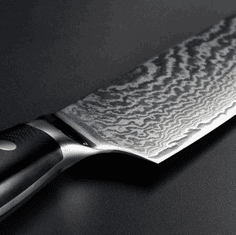 Sunnecko  Kuchyňský nůž 7" Sunnecko IŠAKAWA 73 vrstev damaškové oceli 