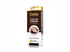 DELIA COSMETICS DELIA COLOR CREAM - barva na obočí tmavě hnědá 15 ml