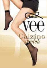 Gaia Dámská podprsenka 059 Nancy white + Ponožky Gatta Calzino Strech, bílá, 85/G