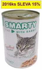 Smarty Cat Králík chunks, konzerva 410 g