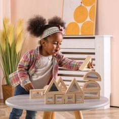 Viga Toys Puzzle se dřevěnými zrcadlovými bloky 16 prvků
