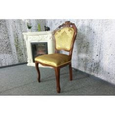 Domus Mobili Italy (2788) SEDIA CASTELLO zámecká židle zlatá, set 2 ks
