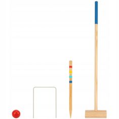 Tooky Toy Dřevěná kriketová zahradní sportovní hra Tooky Toy