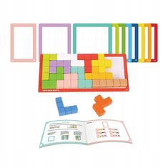 Tooky Toy Hračky s logickými hračkami Tetris 10 úrovní obtížnosti