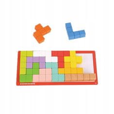 Tooky Toy Hračky s logickými hračkami Tetris 10 úrovní obtížnosti