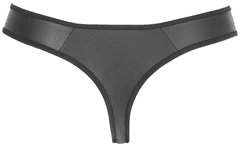 Svenjoyment Lesklá pánská tanga s průsvitnou kapsou na penis (venjoyment), černá XL