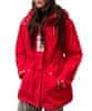 červená multifunkční bunda s kapucí Velikost: 40