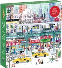 Galison Čtvercové puzzle Metro v New Yorku 500 dílků