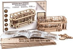 Wooden city 3D puzzle Londýnský autobus 216 dílů