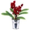 H&S Umělé Jeřabiny Květinové Koule Červený Hloh Vánoční Dekorace Pro Středovou Rostlinu V Květináči
