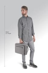Diskus SOLO NEW YORK Re:utilize Hybrid Backpack, brašna/batoh pro NB, šedá