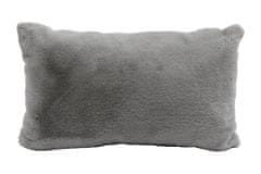 Sifcon Dekorační polštář FUR, 30x50 cm, šedá