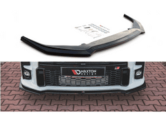 Maxton Design spoiler pod přední nárazník pro Toyota GR Yaris Mk3, černý lesklý plast ABS