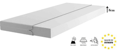 Kocot kids Dětská postel classic 1 bílá se šuplíkem, s matrací 160/80 (LC1_BI_16/8ZS_M) 2*Karton