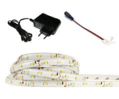 ECOLIGHT LED pásek - SMD 2835 - 1m - 60LED/m - 4,8W/m - IP20 - teplá bílá
