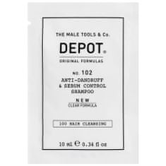 DEPOT No. 102 Anti-Dandruff - šampon proti lupům pro muže, 10 ml