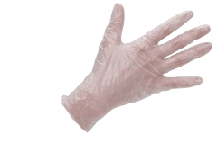 CXS MOSE Jednorázové vinylové rukavice 100 ks velikost M