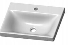 Koupelnová skříňka s umyvadlem Senja 49 cm šedá