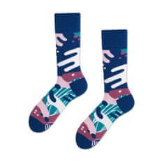 Veselé barevné vzorované ponožky Scribble multicolor vel. 43-46