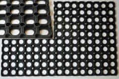 Euromat Venkovní gumová rohožka 40x60cm Compos černá