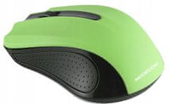 Myš optická bezdrátová MC-WM9 1200 DPI černá/zelená