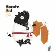 Chic By Pig Dětský plakát do pokjíčku - Karate - Plakát Karate Pig 