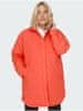 Oranžový dámský prošívaný lehký kabát ONLY CARMAKOMA New Tanzia 50-52