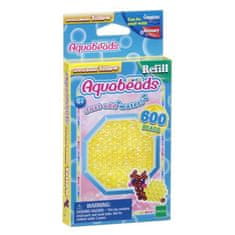Aquabeads AQUABEADS Žluté mnohostranné perly