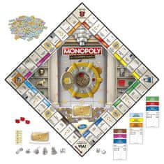 Monopoly Monopoly Safe, desková hra pro rodinu a děti, 2-6 hráčů, od 8 let, obsahuje trezor