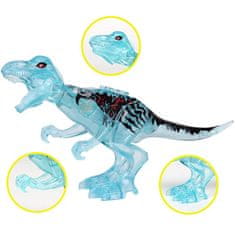 Figurky Jurský park dinosauři sada 6ks 8cm transparentní